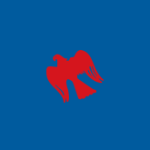 Simple Logo Shirt Blau